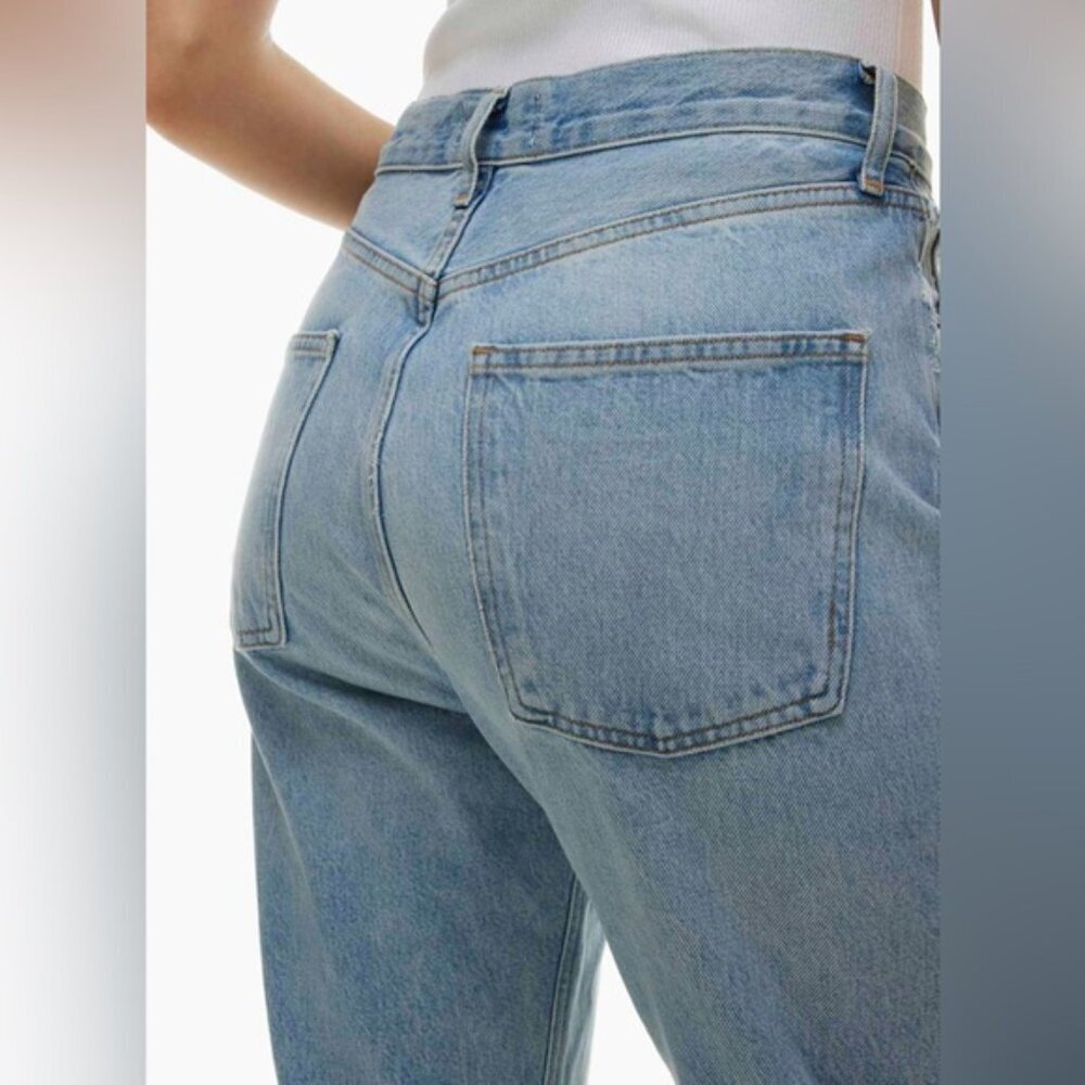 ARITZIA AGOLDE 90s jeans wide leg high rise jeans 24 - Picture 11 of 11